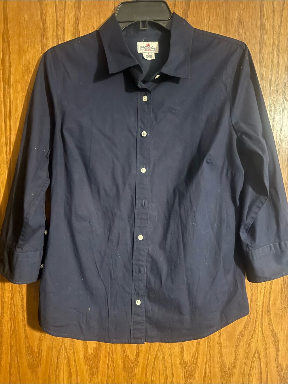 J. Crew Men's Navy Button-Down Shirt